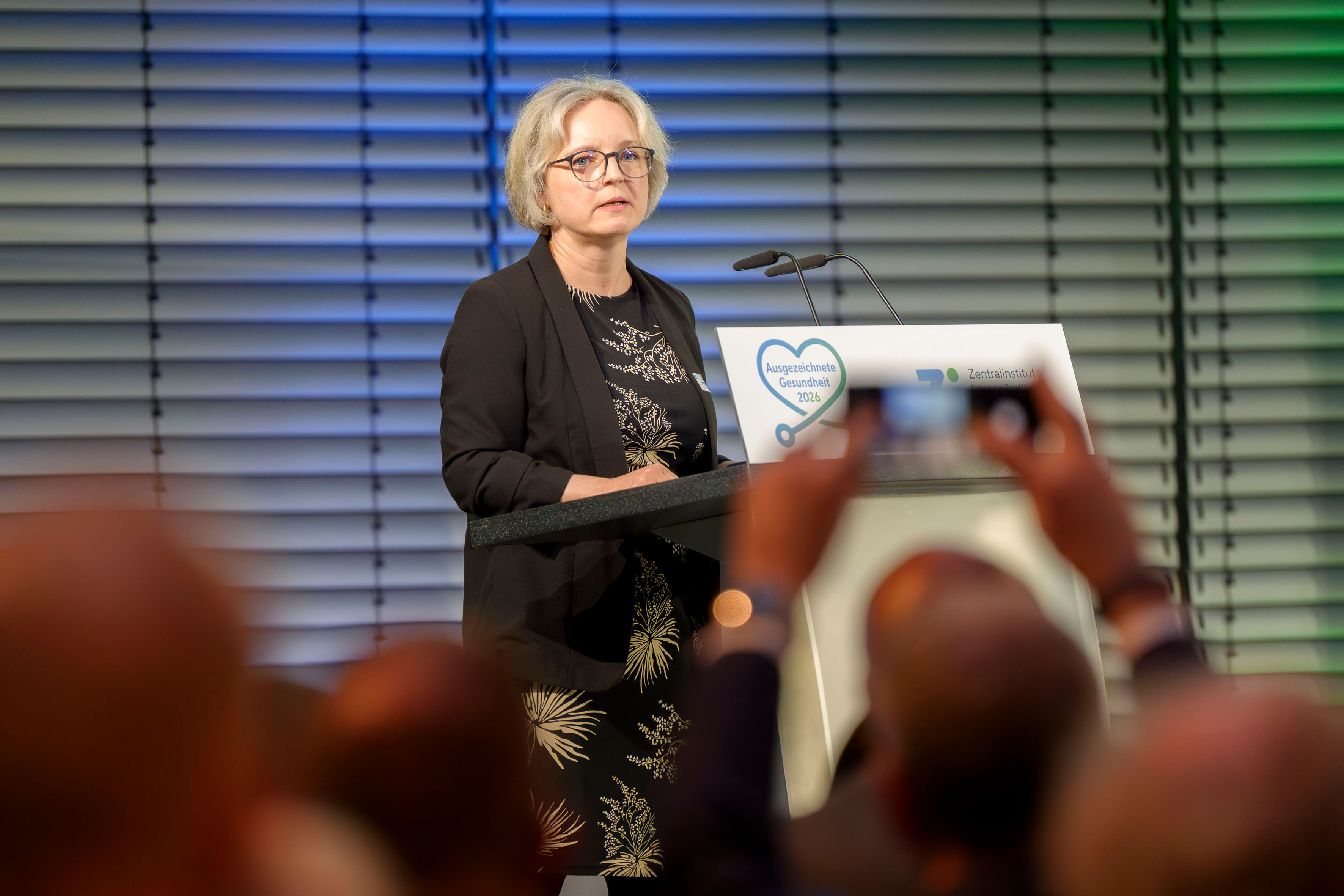 Angelika Hoffmann während ihres Vortrags.