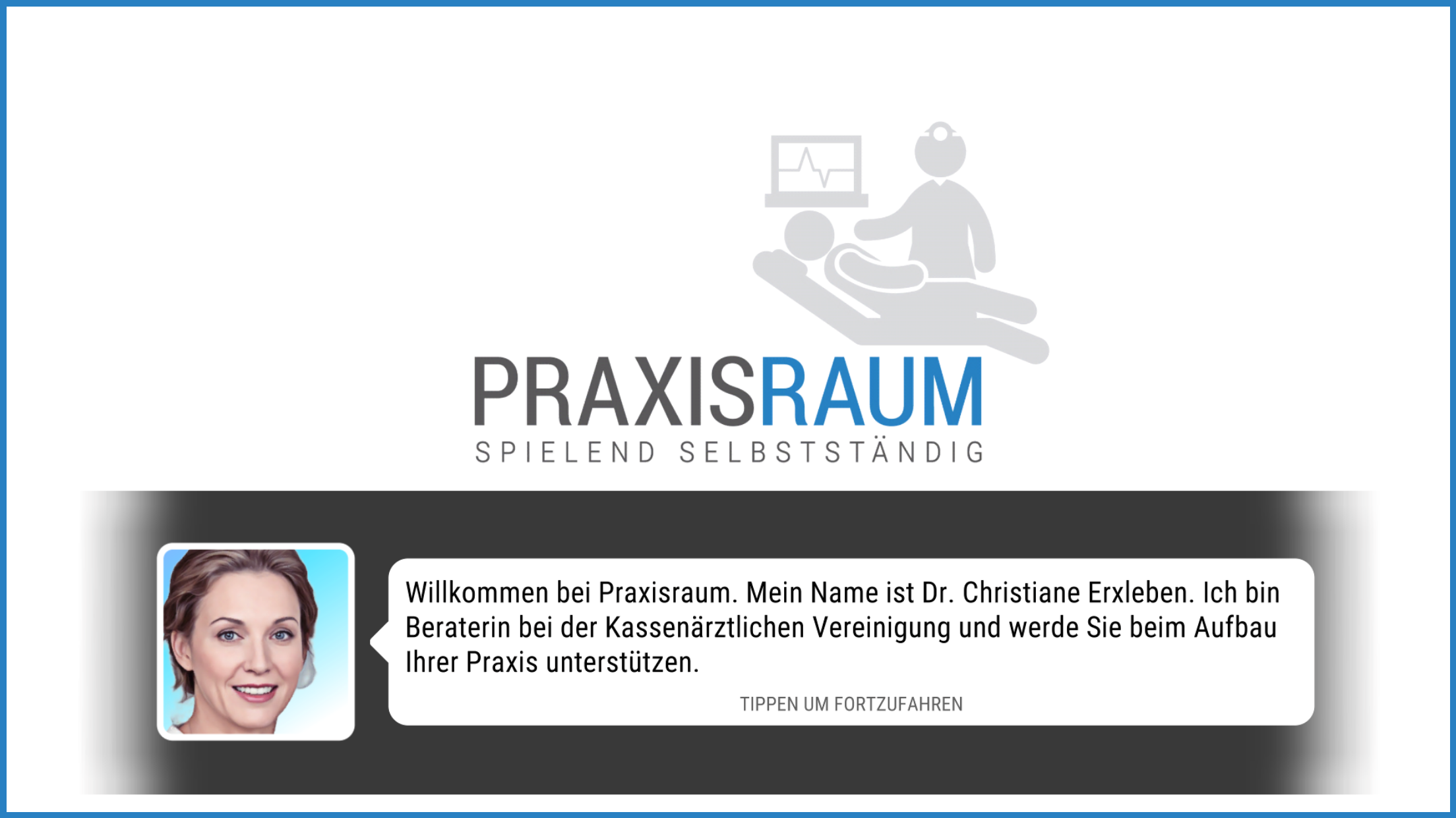 YouTube-Video zum Praxis-Planspiel "PRAXISRAUM - spielend selbstständig"