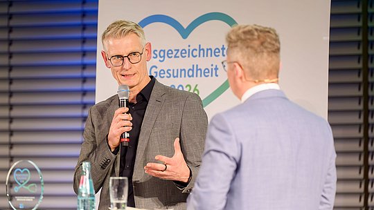 Thorsten Schmidt während seines Wortbeitrags in Panel II.